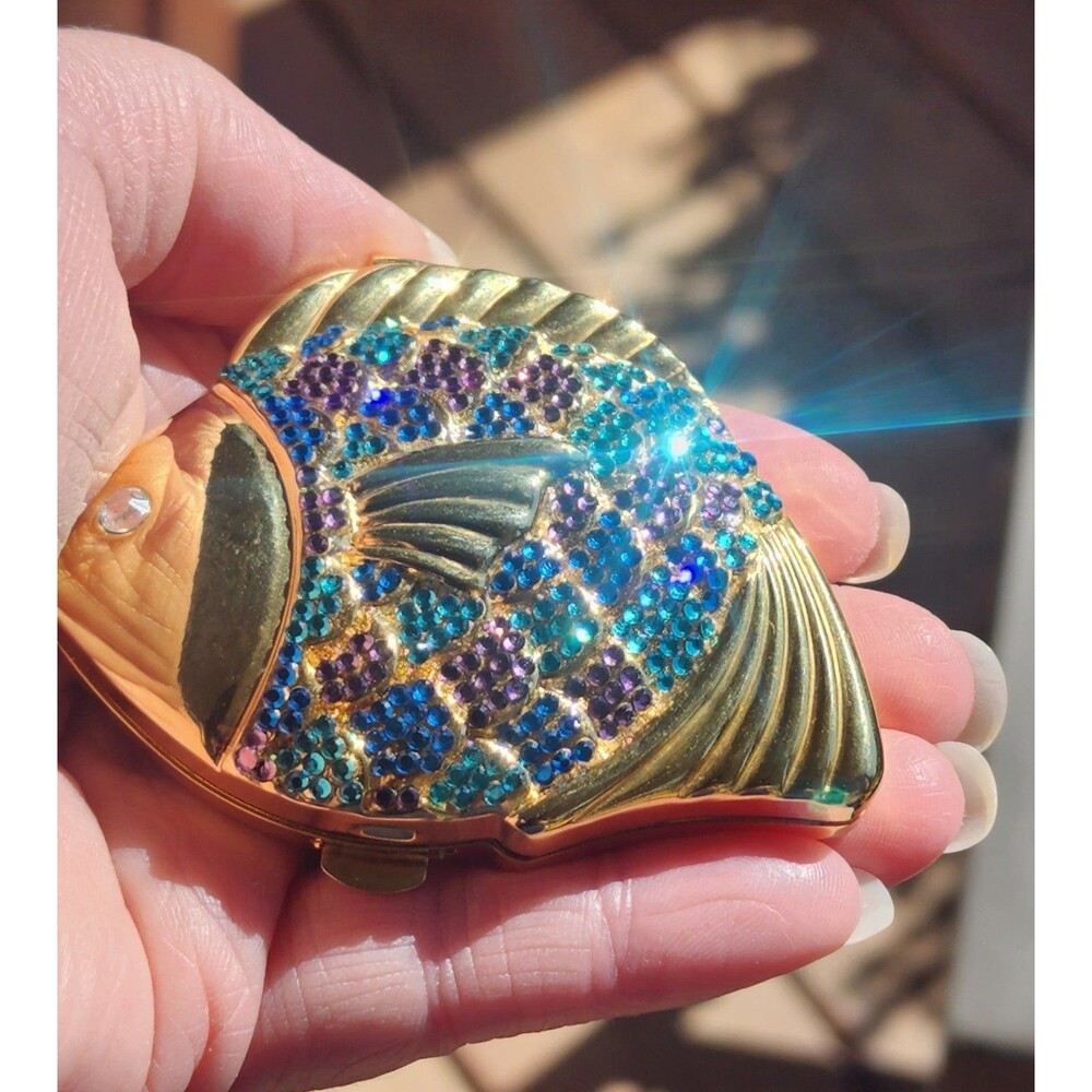 Estee Lauder "Crystal Tropical Fish" Lucidity Powder Compact